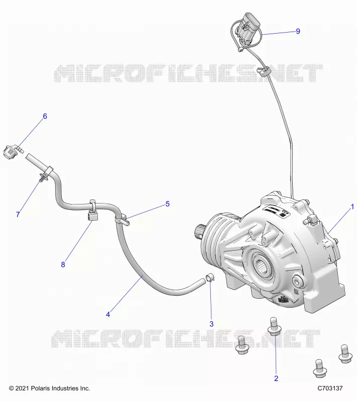 ANTRIEB, FRONT GEARCASE MOUNTING