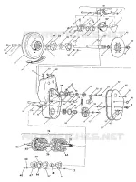 Bremse und Kettenkasten 650 and 650 SKS TO SERIAL NUMBER 1839636 (4919261926013A)