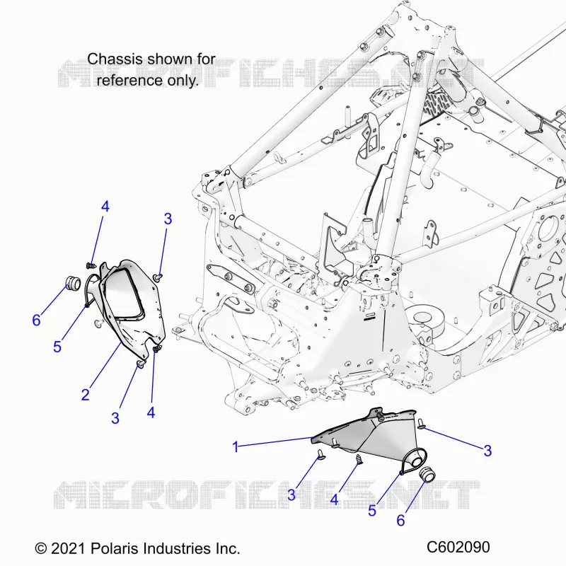 CHASSIS, TIE ROD BOOT ASM.