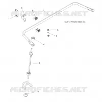 SUSPENSION, DREHSTAB, REAR