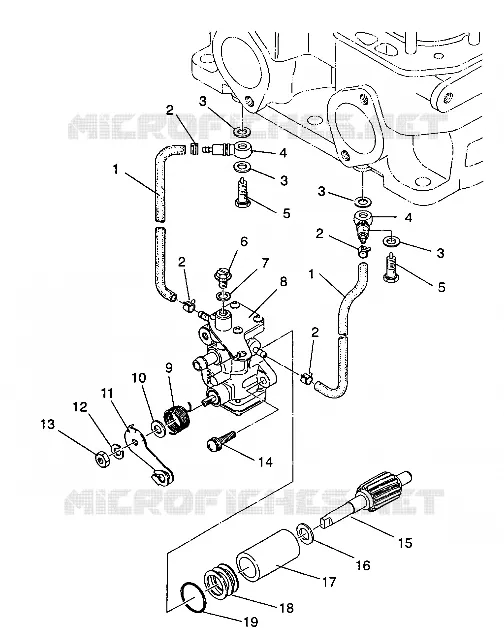 PUMPE 500 EFI / 0930674 and  500 EFI SKS / 0930574 (4922962296035A)