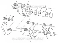FRONT BREMSE XPRESS 300 W97CA28C and  XPRESS 400L W97CA38C (4939603960C001)