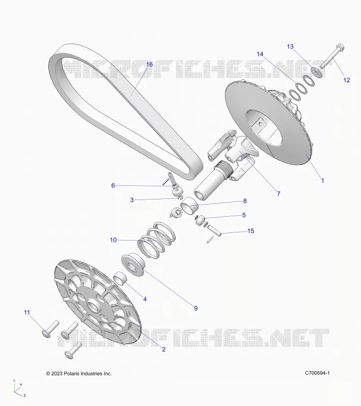 ANTRIEB, SECONDARY CLUTCH