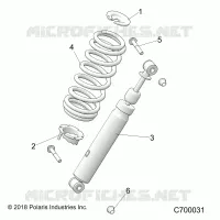 FRONT SUSPENSION SHOCK MOUNTING