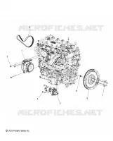 MOTOR, GENERATOR, SCHWUNGRAD and ANLASSER MOUNTING