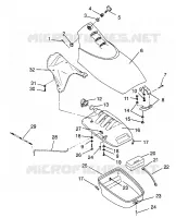 Front-Einschubfach SL 900 B964291 and  Intl. SL 900 I964291 (4935583558A008)