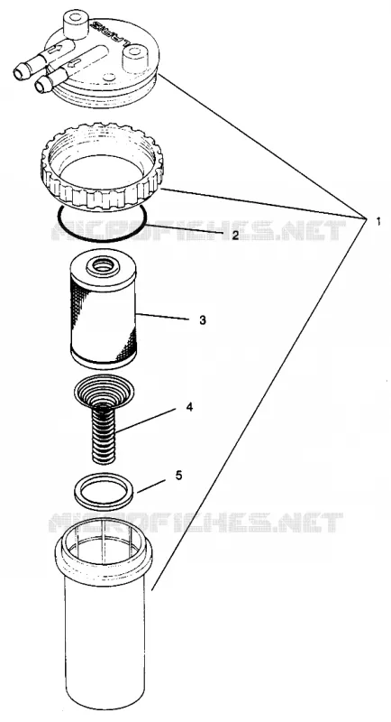 TREIBSTOFF / WASSERABSCHEIDER SLT 780 B964588 and  Intl. SLT 780 I964588 (4935683568C009)