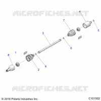 DRIVE TRAIN, DRIVE HINTERWELLE