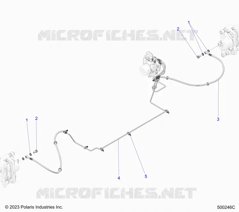 VORDERBREMSE BRAKE LINE