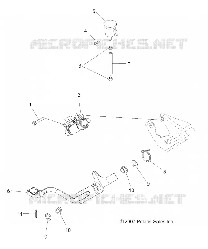 BREMSES, BREMSE PEDAL AND REAR MASTER CYLINDER
