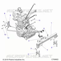 MOTOR, MOUNTING & LONG BLOCK