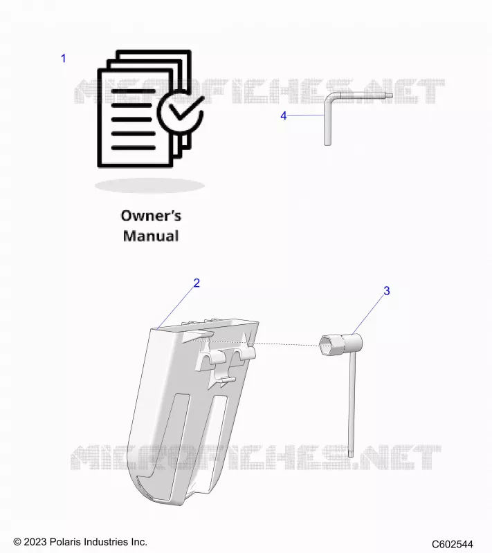 REFERENCES, TOOLS, BELT HOLDER, AND BEDIENUNGSANLEITUNG