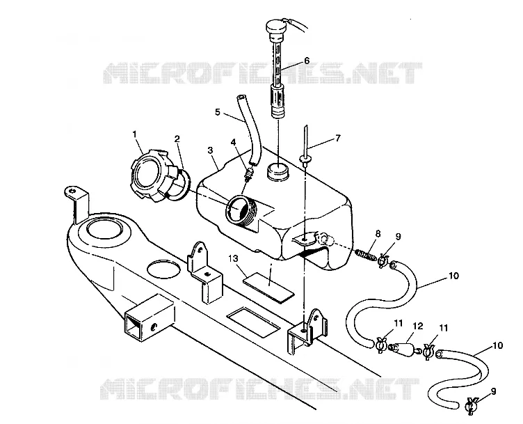 ÖLTANK ASSEMBLY 2X4 350L W937539 (4924032403008A)