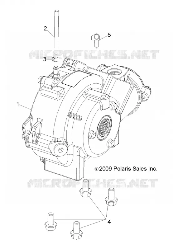 ANTRIEB, FRONT GEARCASE MOUNTING