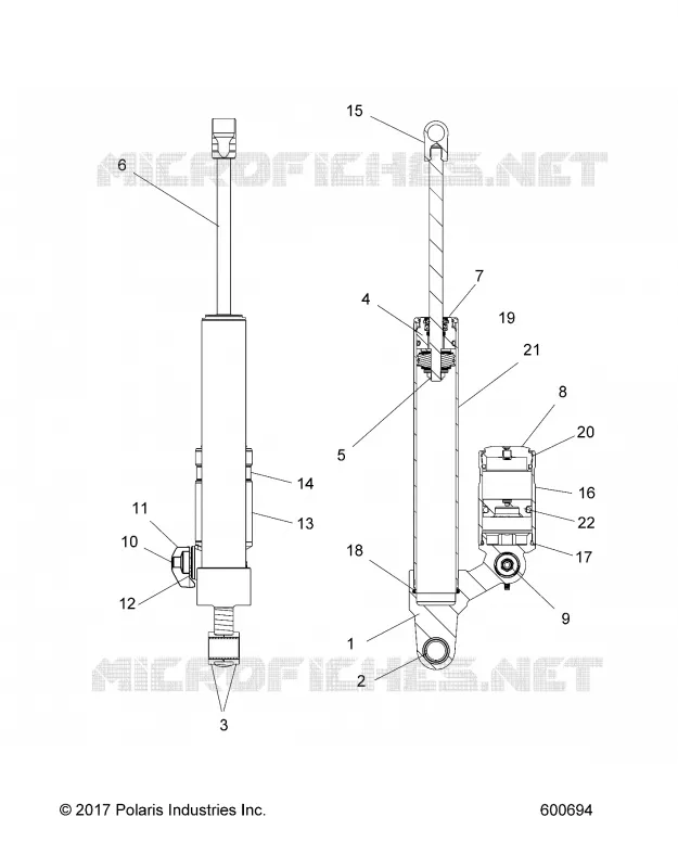 SUSPENSION, FEDER TRACK 7044624