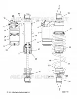 SUSPENSION, SCHOCK, FRONT TRACK (7044389)