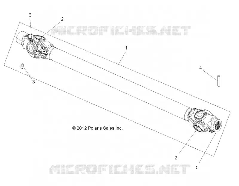 DRIVE TRAIN, KARDANWELLE, FRONT