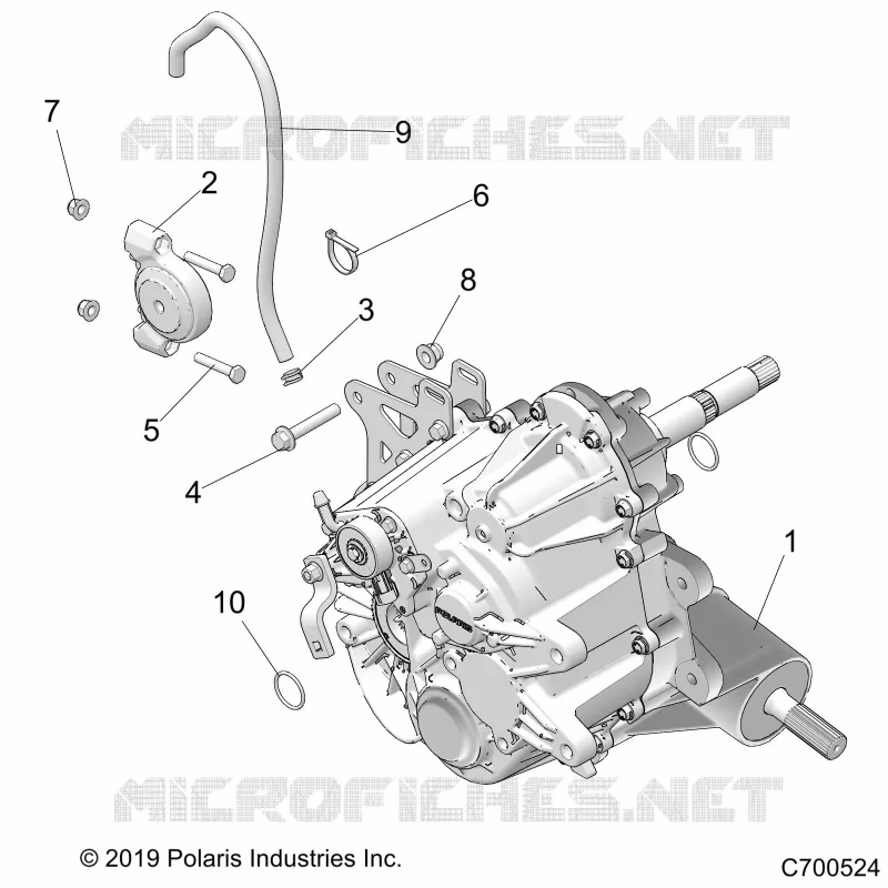 ANTRIEB, MAIN GEARCASE MOUNTING