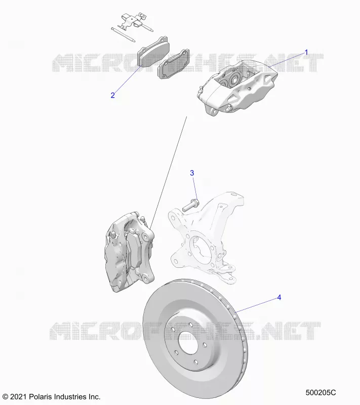 BRAKES, BREMSZANGE VORNE