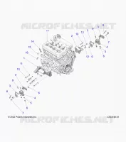 MOTOR, MOUNTING & LONG BLOCK