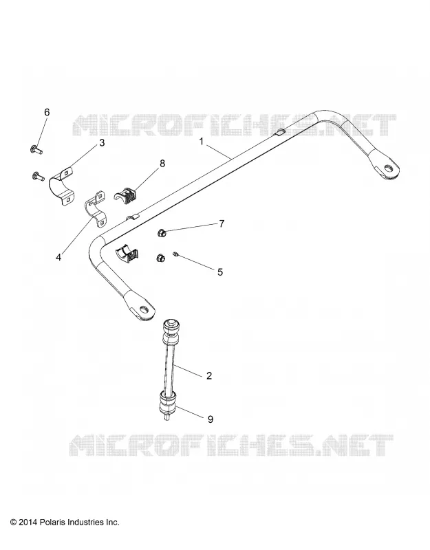 SUSPENSION, STABILISATORSTANGE