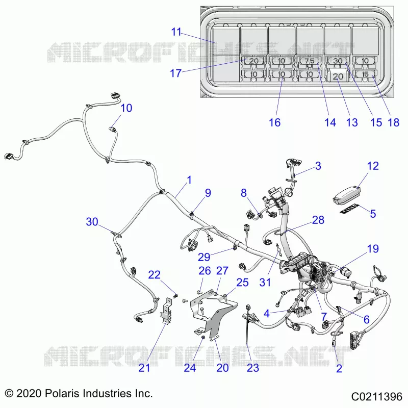 ELEKTRIC, MAIN WIRE HARNESS