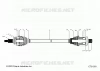 ANTRIEB, REAR HALF SHAFT
