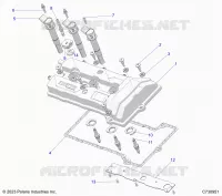ENGINE, VENTILDECKEL & SPARK PLUGS