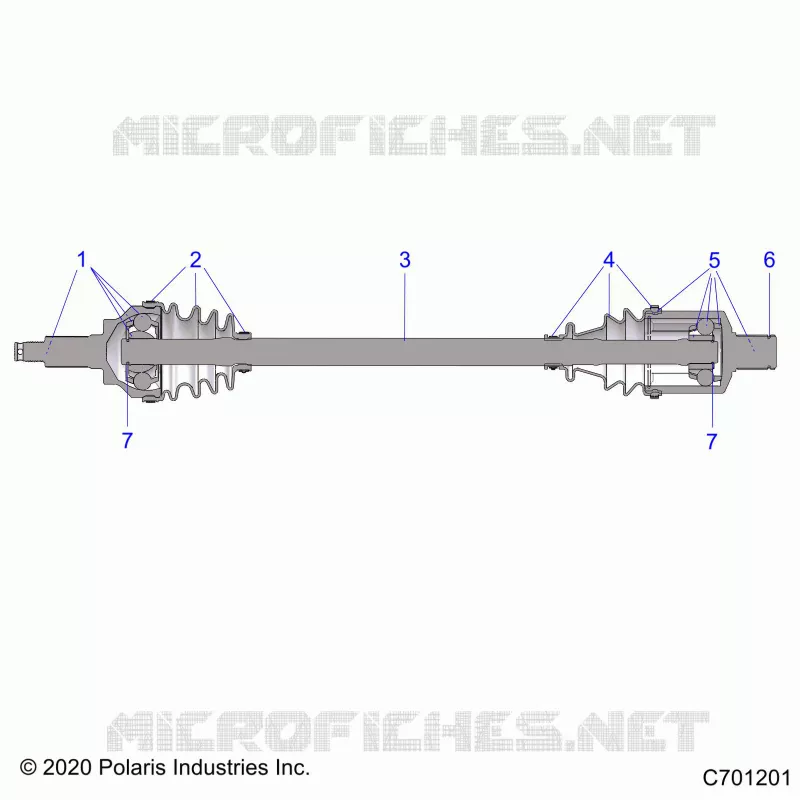 ANTRIEB, FRONT HALF SHAFT