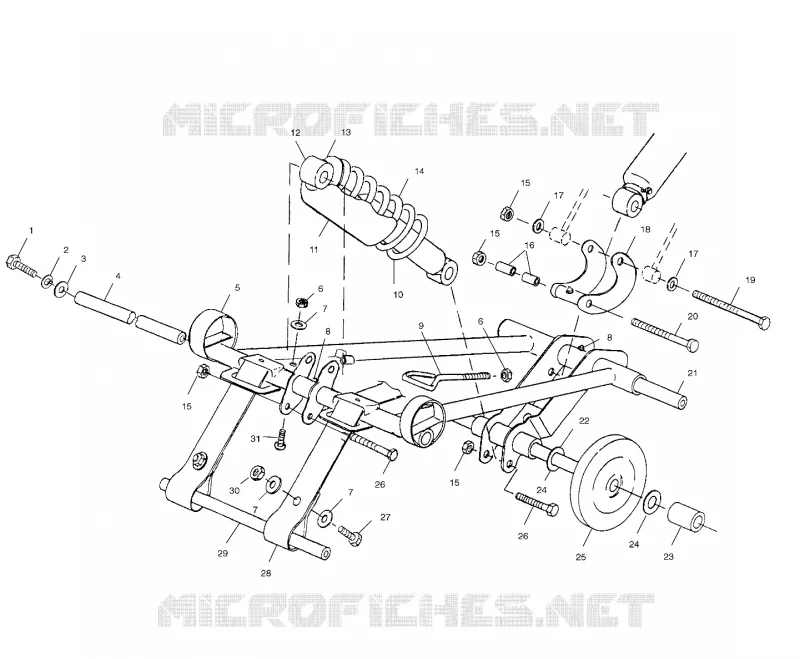 FRONT Drehmomentarm