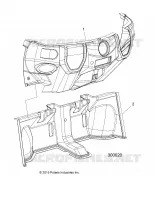 INSTRUMENTENTAFEL, LOWER, RH, STEREO
