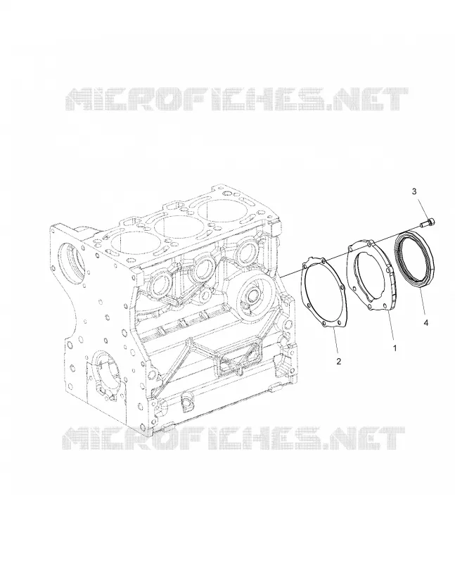 MOTOR, KURBELWELLE OIL SEAL FLANGE