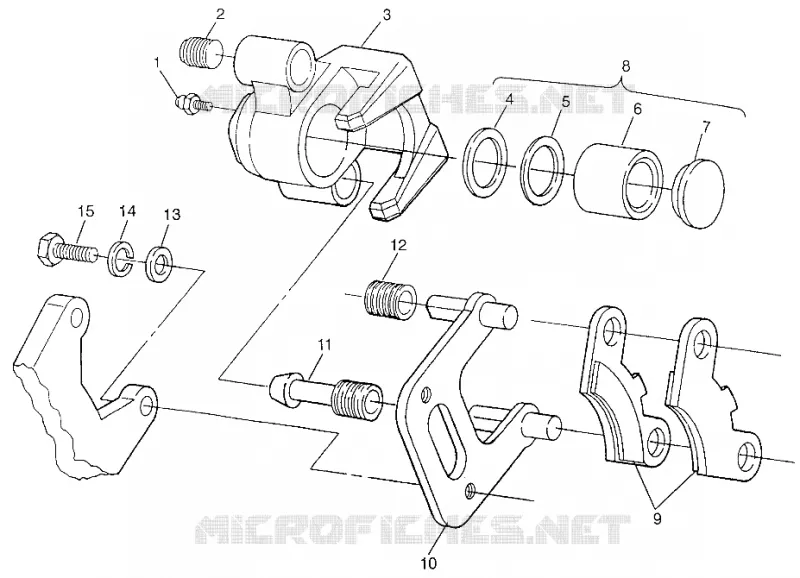 FRONT BREMSE  SPORTSMAN 500 W97CH50A (4939993999B008)