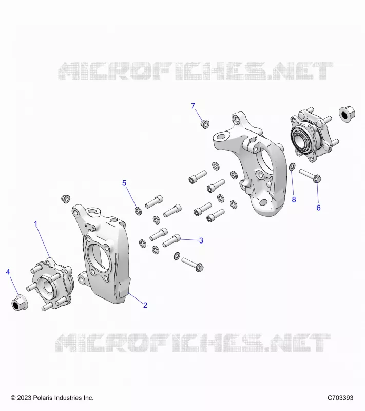 FRONT SUSPENSION CARRIER AND HUB