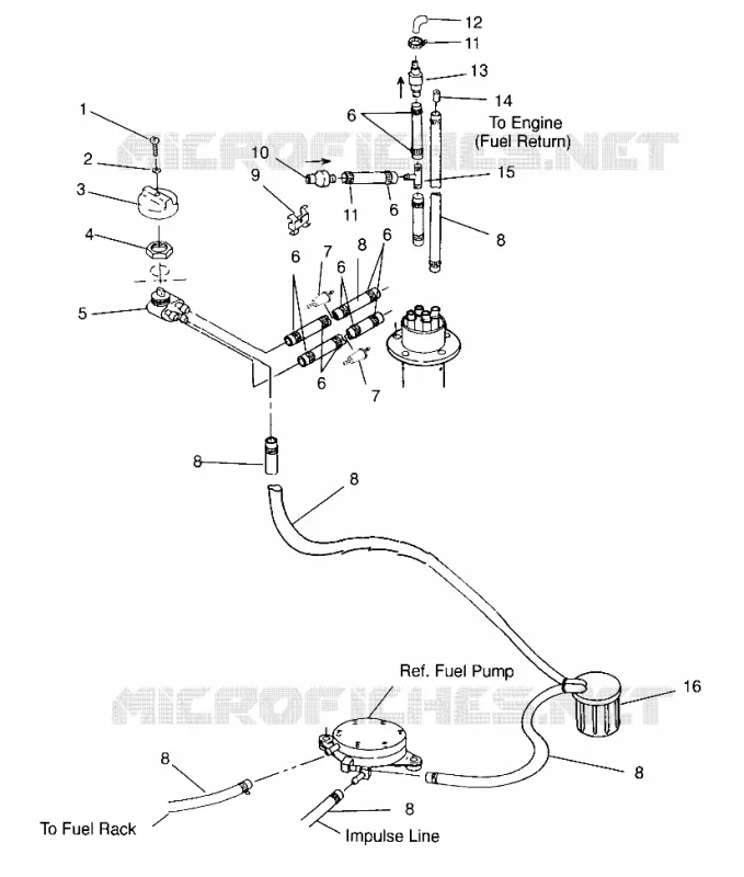KRAFTSTOFFSYSTEM SL 750 B954070 (4930523052A010)