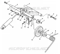 HINTER Drehmomentarm CLASSIC 0942865 and  CLASSIC TOURING 0942875 (4924962496028A)