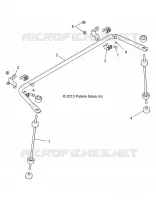 SUSPENSION, HINTER SPREIZE STABILISATOR