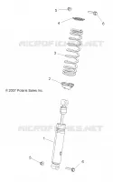 SUSPENSION, FRONT SHOCK