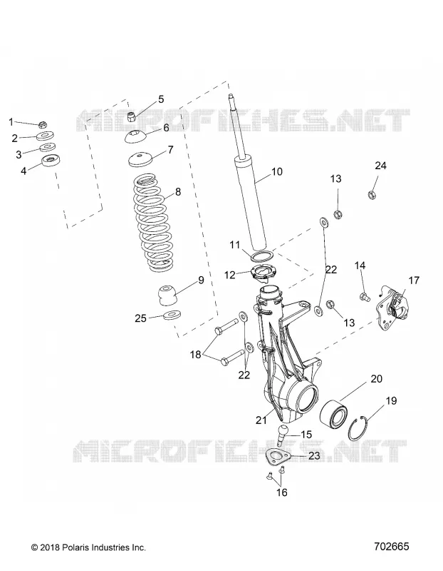 FRONT SUSPENSION STRUT