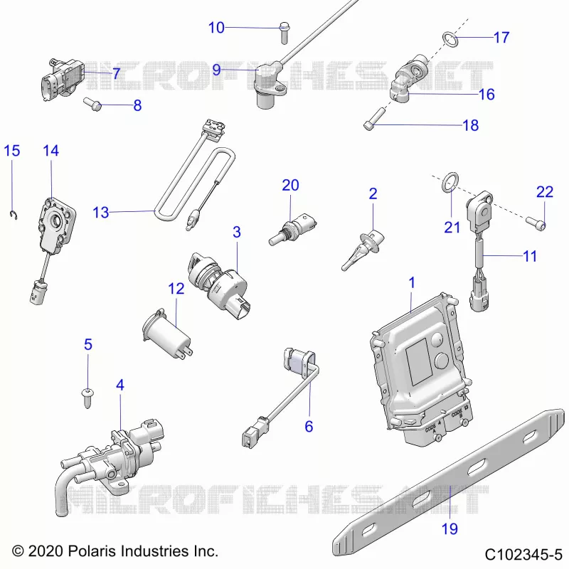 ELEKTRIC, SWITCHES, SENSORS, ECU AND CONTROL MODULES