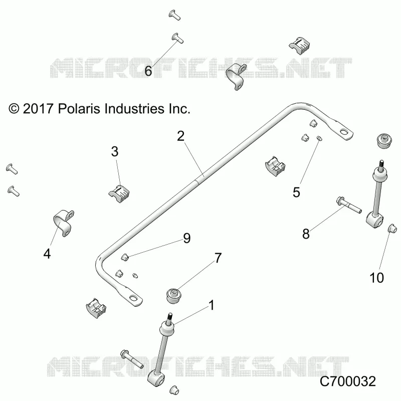 FRONT SUSPENSION STABILIZER BAR- R19RRK99A9/AD/AJ/AP/B9/BD/BJ/BP (C700032)