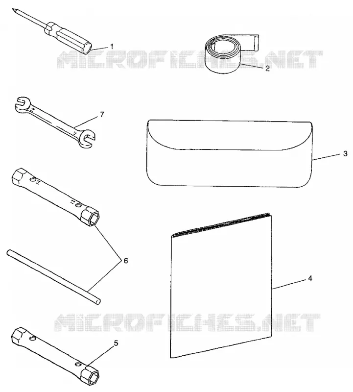 TOOL KIT XCF 0971643 (4938613861B012)