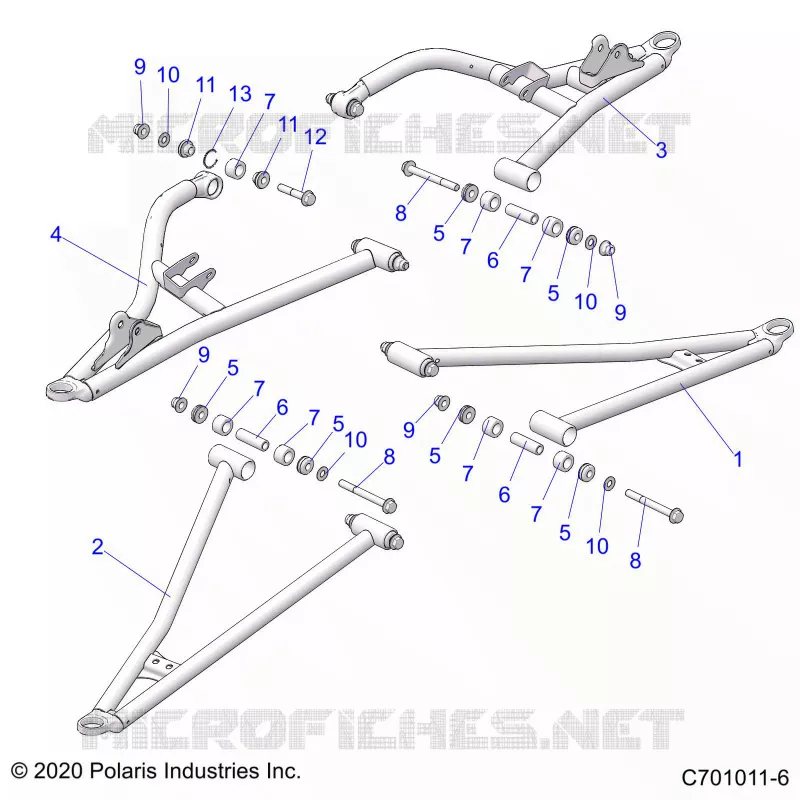 FRONT SUSPENSION CONTROL ARMS