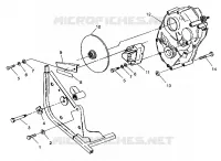 GETRIEBEGEHÄUSE/HINTERBREMSE MOUNTING Trail Boss W938527 (4924072407022A)