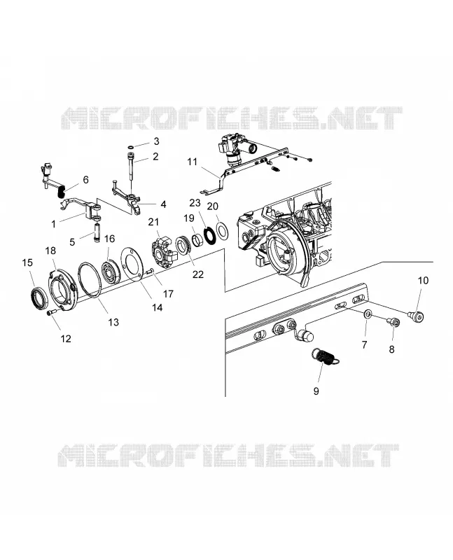 MOTOR, SPEED GOUVERNEUR