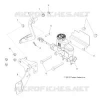 BREMSES, PEDAL AND MASTER CYLINDER