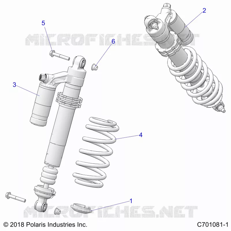 SUSPENSION, FRONT SHOCK MOUNTING