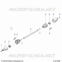 ANTRIEB, DRIVE SHAFT, FRONT
