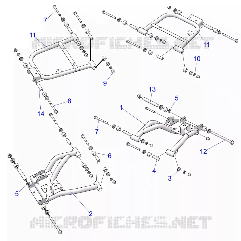 HINTERRADAUFHÃ„NGUNG CONTROL ARMS