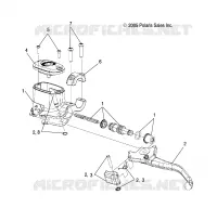 VORDERBREMSE BRAKE LEVER AND MASTER CYLINDER